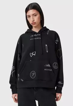 Толстовка STINA TALON AllSaints, черный