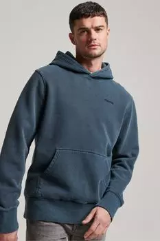 Толстовка стираная Vintage Mark Superdry, синий