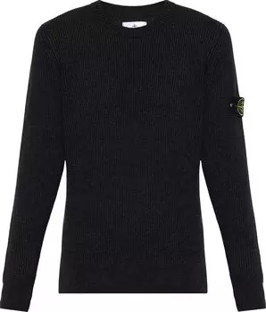Толстовка Stone Island Crewneck 'Melange Charcoal', серый