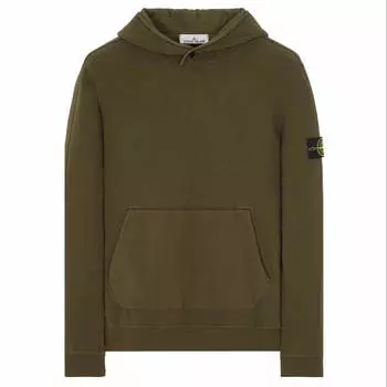 Толстовка Stone Island Logo Patch, оливковый