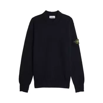 Толстовка Stone Island Loose Fit Crewneck Navy Blue, синий