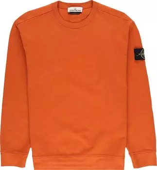 Толстовка Stone Island Overdyed Crewneck 'Sienna', оранжевый