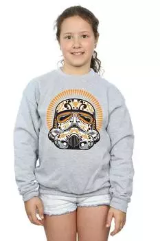 Толстовка Stormtrooper Dia De Los Muertos Star Wars, серый