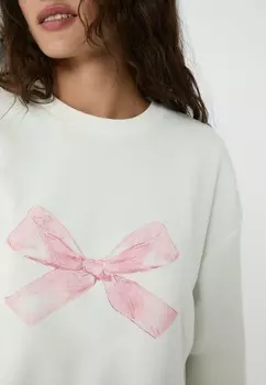 Толстовка Stradivarius, белый