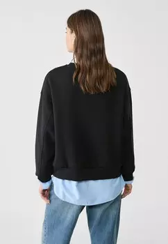 Толстовка Stradivarius, черный