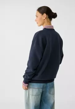 Толстовка Stradivarius, темно-синий