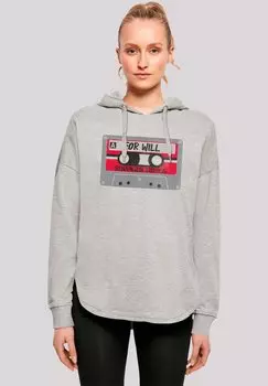 Толстовка STRANGER THINGS CASSETTE FOR WILL NETFLIX TV SERIES - Hoodie F4NT4STIC, серый