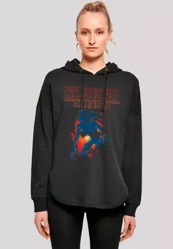 Толстовка STRANGER THINGS DEMOCAVE NETFLIX TV SERIES - Hoodie F4NT4STIC, черный