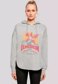 Толстовка STRANGER THINGS DEMOGORGON POSTER NETFLIX TV SERIES - Hoodie F4NT4STIC, серый