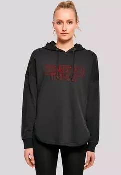 Толстовка STRANGER THINGS GLOW LOGO NETFLIX TV SERIES - Hoodie F4NT4STIC, черный