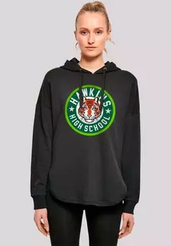 Толстовка STRANGER THINGS HAWKINS TIGER CIRCLE NETFLIX TV SERIES - Hoodie F4NT4STIC, черный