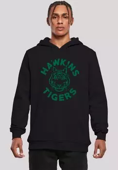 Толстовка STRANGER THINGS HAWKINS TIGERS NETFLIX TV SERIES - Hoodie F4NT4STIC, черный