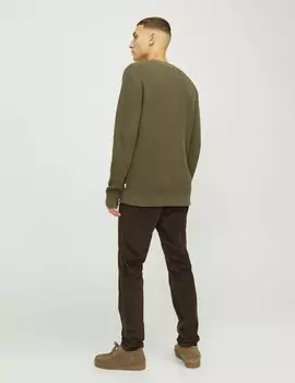 Толстовка STRICKPULLOVER MIT RUNDHAL Jack & Jones PREMIUM, зеленый