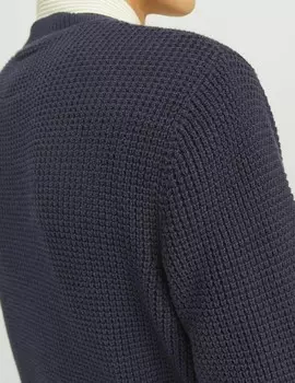 Толстовка STRICKPULLOVER MIT RUNDHAL Jack & Jones PREMIUM, темно-синий
