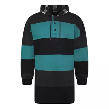 Толстовка striped oversized hoodie 'green black' Balenciaga, зеленый