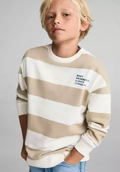 Толстовка STRIPES Mango Kids, песочный