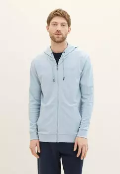 Толстовка STRUKTUR TOM TAILOR, цвет foggy blue