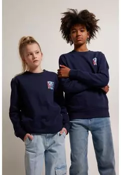 Толстовка STUART CREW JR America Today, цвет dark blue