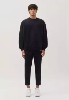 Толстовка studio seidensticker "Studio", однотонный круглый вырез, синий