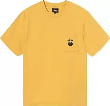 Толстовка Stussy 8 Ball Pocket Crew 'Mustard', желтый