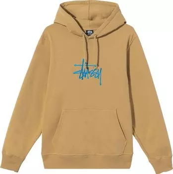 Толстовка Stussy Basic Applique Hood 'Khaki', загар