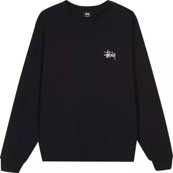 Толстовка Stussy Basic Crew 'Black', черный