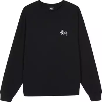 Толстовка Stussy Basic Crew 'Black', черный
