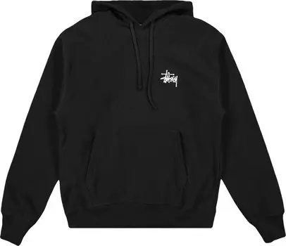 Толстовка Stussy Basic Hood 'Black', черный