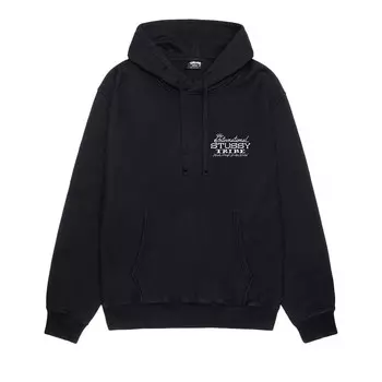 Толстовка Stussy IST, пигментированная, черная