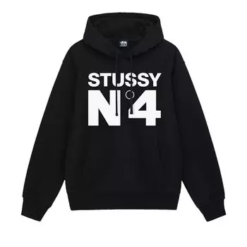 Толстовка Stussy No.4 Черная