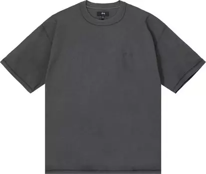 Толстовка Stussy Pigment Dyed Inside Out Crew 'Faded Black', черный
