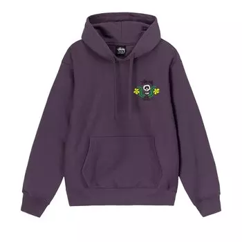 Толстовка Stussy Skull Crest Grape