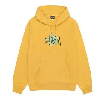 Толстовка Stussy Star пигментного цвета Мед