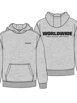 Толстовка Sublevel Hoodie, серый