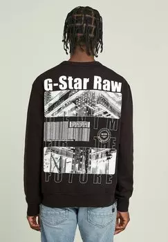 Толстовка SUBSTANCE BACK GRAPHIC G-STAR, черный