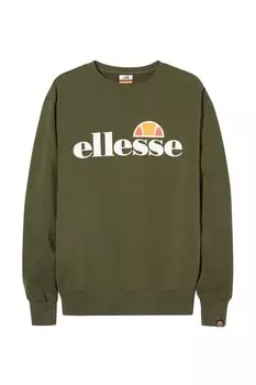 Толстовка Succiso с овальным вырезом и логотипом Ellesse, зеленый