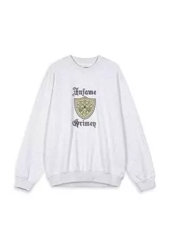 Толстовка SUDADERA CAUSING PANIC VINTAGE Grimey, цвет gris