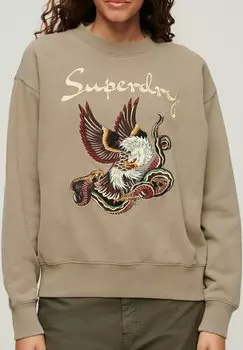 Толстовка SUIKA EMBROIDERED LOOSE Superdry, хаки