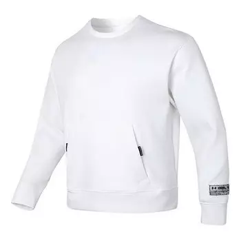 Толстовка summit fleece knit crew 'white' Under Armour, белый