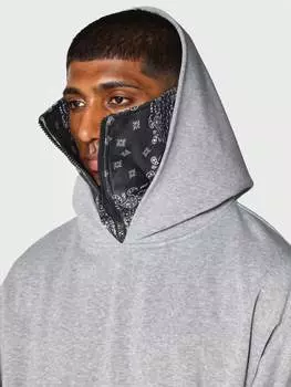 Толстовка Sumwon с капюшоном и боковым карманом, светло-серый