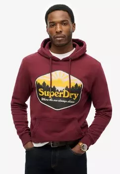 Толстовка SUN TAB Superdry, фиолетовый