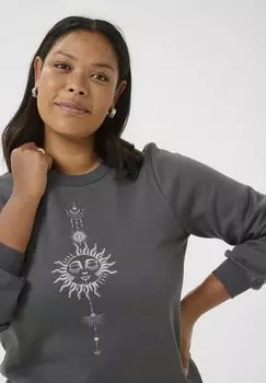 Толстовка SUNNA Kaffe Curve, антрацит