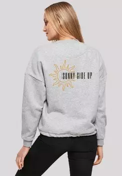 Толстовка SUNNY SIDE UP F4NT4STIC, серый
