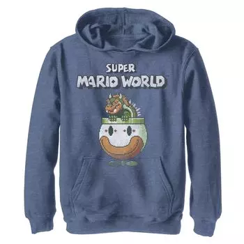 Толстовка Super Mario World Bowser Is King для мальчиков 8–20 лет Licensed Character