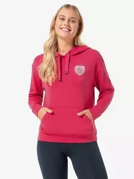 Толстовка super.natural Hoodie Little Heartwood, розовый