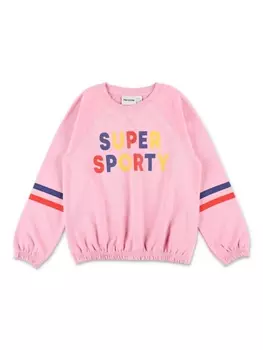 Толстовка Super Sporty из органического хлопка Mini Rodini, розовый