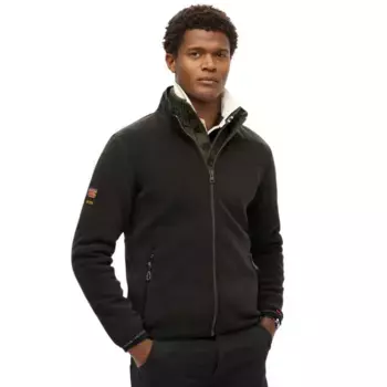 Толстовка Superdry Active Fleece full zip, черный