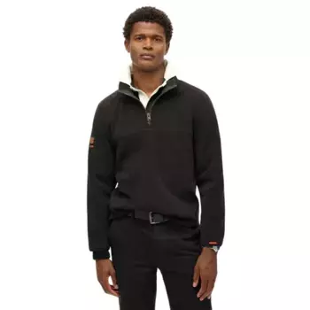 Толстовка Superdry Active half zip, черный
