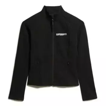 Толстовка Superdry Active Tech Fitted full zip, черный