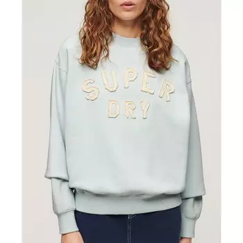 Толстовка Superdry Applique Athletic Loose, синий